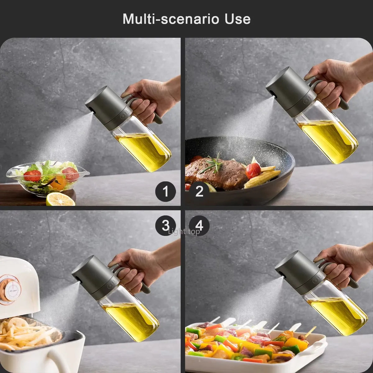 Kitchen Glass Oil Sprayer Bottle